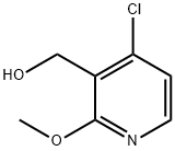 3-Pyridinemethanol, 4-chloro-2-methoxy- 구조식 이미지