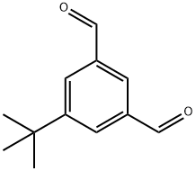 1,3-Benzenedicarboxaldehyde, 5-(1,1-dimethylethyl)- Structure