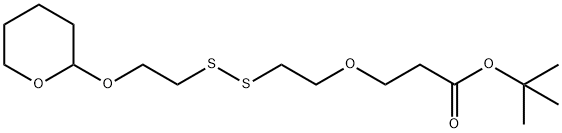 THP-SS-PEG1-t-butyl ester 구조식 이미지