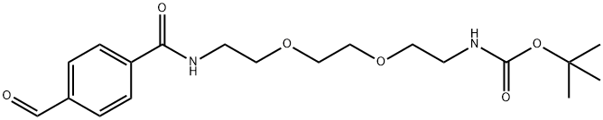 Ald-Ph-PEG2-NHBoc Structure