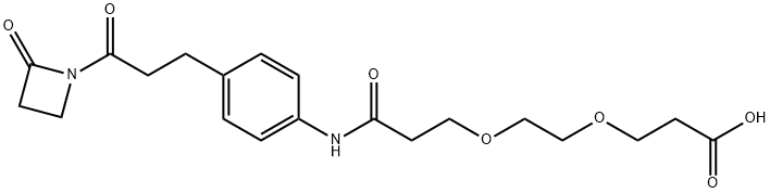 AZD-PEG2-ACID Structure