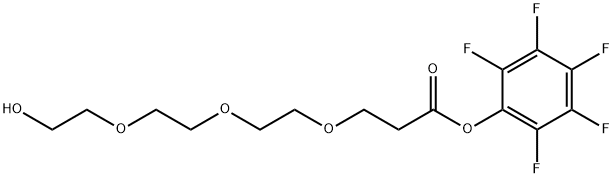Hydroxy-PEG3-PFP ester Structure