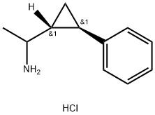 1-[2-phenyl-cyclopropyl]ethan-1-amine hydrochloride 구조식 이미지