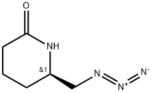 (6R)-6-(azidomethyl)piperidin-2-one Structure