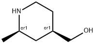 rel-((2R,4R)-2-methylpiperidin-4-yl)methanol Structure