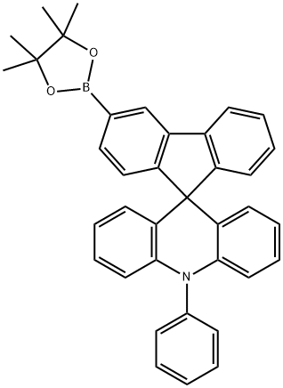 10-phenyl-3'-(4,4,5,5-tetramethyl-1,3,2-dioxaborolan-2-yl)- Structure