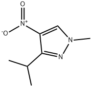 3-isopropyl-1-methyl-4-nitro-1H-pyrazole Structure