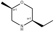 Morpholine, 5-ethyl-2-methyl-, (2R,5R)-rel- Structure