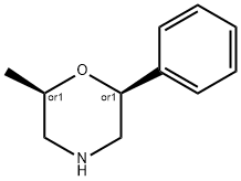 Morpholine, 2-methyl-6-phenyl-, (2R,6S)-rel- 구조식 이미지