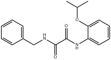 N1-?[2-?(1-?methylethoxy)?phenyl]?-?N2-?(phenylmethyl)?- Ethanediamide Structure