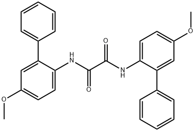 N1,?N2-?bis(5-?methoxy[1,?1'-?biphenyl]?-?2-?yl)?- Ethanediamide Structure