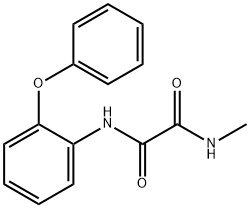 N1-?methyl-?N2-?(2-?phenoxyphenyl)?- Ethanediamide Structure