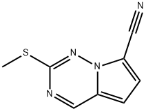 2-(methylthio)-7aH-cyclopenta[d]pyrimidine-7-carbonitrile Structure