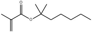 2-Aopenoic acid,2-methyl-,1,1-dimethylhexyl ester Structure