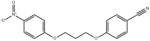 Benzonitrile, 4-[3-(4-nitrophenoxy)propoxy]- Structure