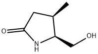 (4R,5S)-5-Hydroxymethyl-4-methyl-pyrrolidin-2-one Structure
