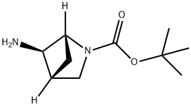 (1R,4R,5R)-tert-Butyl 5-amino-2-azabicyclo[2.1.1]hexane-2-carboxylate Structure