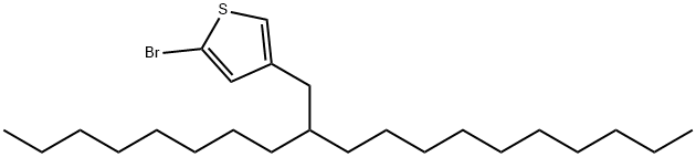 Thiophene, 2-bromo-4-(2-octyldodecyl)- 구조식 이미지