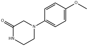 4-(4-Methoxyphenyl)-2-piperazinone Structure