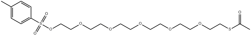 S-acetyl-PEG6-Tos Structure