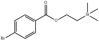 Benzoic acid, 4-bromo-, 2-(trimethylsilyl)ethyl ester Structure