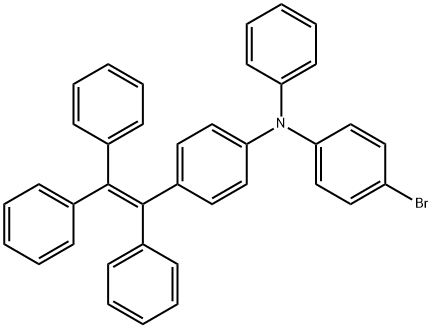 4-bromo-N-phenyl-N-(4-(1,2,2-triphenylvinyl)phenyl)aniline Structure