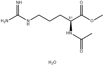 dihydrate methyl (2S)-5-carbamimidamido-2-acetamidopentanoate Structure