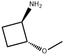 Cyclobutanamine, 2-methoxy-, (1R,2R)- 구조식 이미지