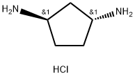 1,3-Cyclopentanediamine, hydrochloride (1:2), (1R,3R)- Structure