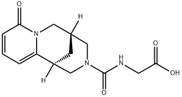 Glycine, N-[[(1S,5R)-1,5,6,8-tetrahydro-8-oxo-1,5-methano-2H-pyrido[1,2-a][1,5]diazocin-3(4H)-yl]carbonyl]- Structure