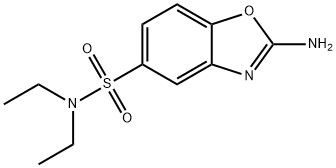 5-Benzoxazolesulfonamide, 2-amino-N,N-diethyl- Structure