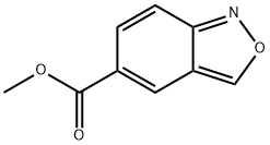 2,1-Benzisoxazole-5-carboxylic acid, methyl ester 구조식 이미지