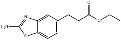 5-Benzoxazolepropanoic acid, 2-amino-, ethyl ester Structure