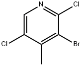 3-Bromo-2,5-dichloro-4-methylpyridine 구조식 이미지