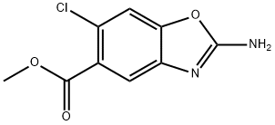 5-Benzoxazolecarboxylic acid, 2-amino-6-chloro-, methyl ester Structure