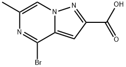 4-Bromo-6-methylpyrazolo[1,5-a]pyrazine-2-carboxylic acid Structure