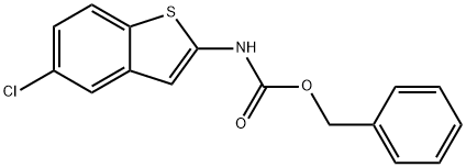 2-(Cbz-Amino)-5-chlorobenzothiophene Structure