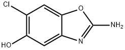 5-Benzoxazolol, 2-amino-6-chloro- Structure