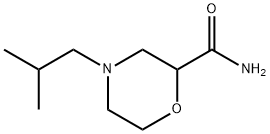 4-(2-Methylpropyl)morpholine-2-carboxamide Structure