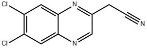 2-Quinoxalineacetonitrile, 6,7-dichloro- Structure