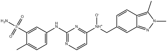 Pazopanib Impurity 2 구조식 이미지