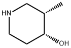 4-Piperidinol, 3-methyl-, (3S,4R)- Structure