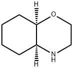 2H-1,4-Benzoxazine, octahydro-, (4aS,8aR)- Structure