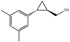 (trans-2-(3，5-dimethylphenyl)cyclopropyl)methanol Structure