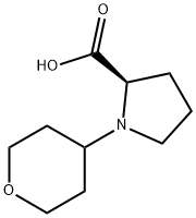 D-Proline, 1-(tetrahydro-2H-pyran-4-yl)- Structure