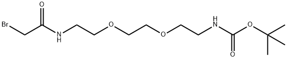 182244-33-3 Bromoacetamido-PEG2 -Boc-amine