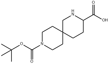9-(Tert-Butoxycarbonyl)-2,9-Diazaspiro[5.5]Undecane-3-Carboxylic Acid(WX101909) Structure