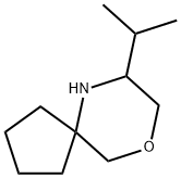 9-Oxa-6-azaspiro[4.5]decane, 7-(1-methylethyl)- 구조식 이미지