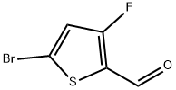 2-Thiophenecarboxaldehyde, 5-bromo-3-fluoro- Structure