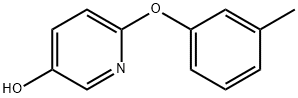 3-Pyridinol, 6-(3-methylphenoxy)- Structure